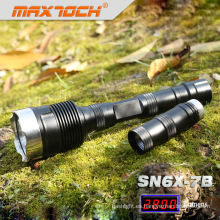 Maxtoch SN6X-7B 3 * Cree LED alta potencia 18650 antorcha mosquetón linterna